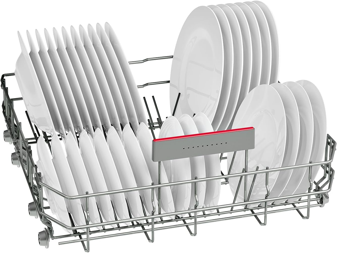 Bosch - Lavavajillas Libre Instalación, 60 cm, Serie 4, Home Connect, Motor EcoSilence, Acero, SMS4EMI06E