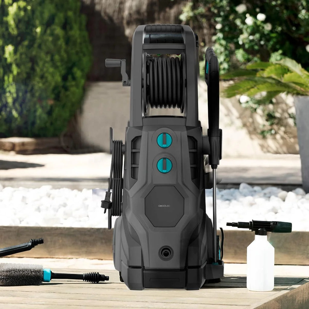 Cecotec HydroBoost 2400 AdvanceClean High Pressure Washer. 2400W, Home, Garden or Car, Flow Rate of 480l/h, 180 Pressure Bars, Aluminium Pump, Action Radius 14 m