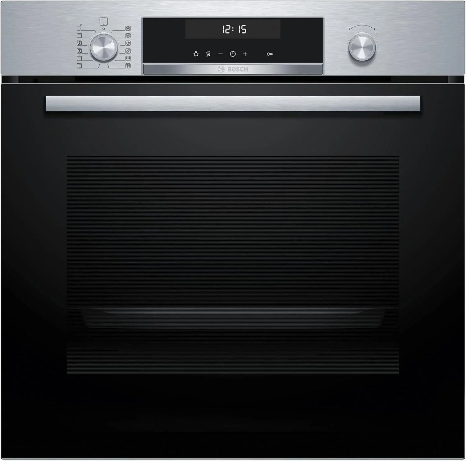 Bosch - Horno multifunción pirolítico, 60 cm. de ancho, Serie 6, Home Connect, 3D Hotair, Autolimpieza, Mandos ocultables, Nergo, HBG578ES7