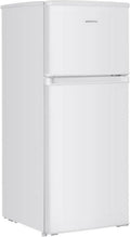 Frigorifico Dos Puertas Infiniton FG-151D12BEV, 151 Litros, 122 cm de Altura, Ancho de 50 cm, Ciclico, LED Interior, Regulación en altura, E, Blanco