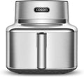 Cosori ICONIC Smart Air Fryer 6.2L, Stainless Steel Air Fryer, PFAS Free Ceramic Coating, DC Motor, 6 Functions, 50+ Recipes, 1min-24H Timer, Dishwasher Safe