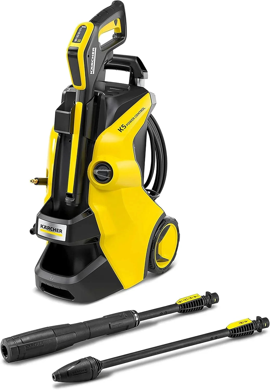 Kärcher K 5 Power Control Hochdruckreiniger, Druck: 145 Bar, Fördermenge: 500 l/h, Flächenleistung: 40 m2/h, Gewicht: 13 kg, Schlauch und Hochdruckpistole inklusive