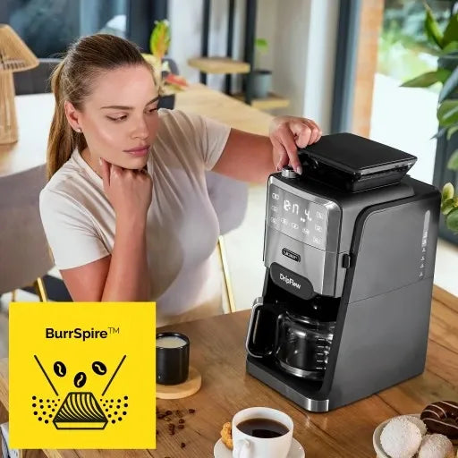 Filterkaffeemaschine mit Kaffeemühle Yoer 1520W 1,5L +Timer