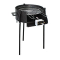 Barbacoa Algo Más de Gas de Triple Uso 50 cm con 2 Fuegos