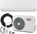 COSTWAY Aire Acondicionado Split, 2,6 kW, Aire Acondicionado con Calefacción con Bomba de Calor,Refrigerante: R32, Calefactor y Refrigerador con Kit de Instalación para Habitación hasta 70m³ (9000BTU)