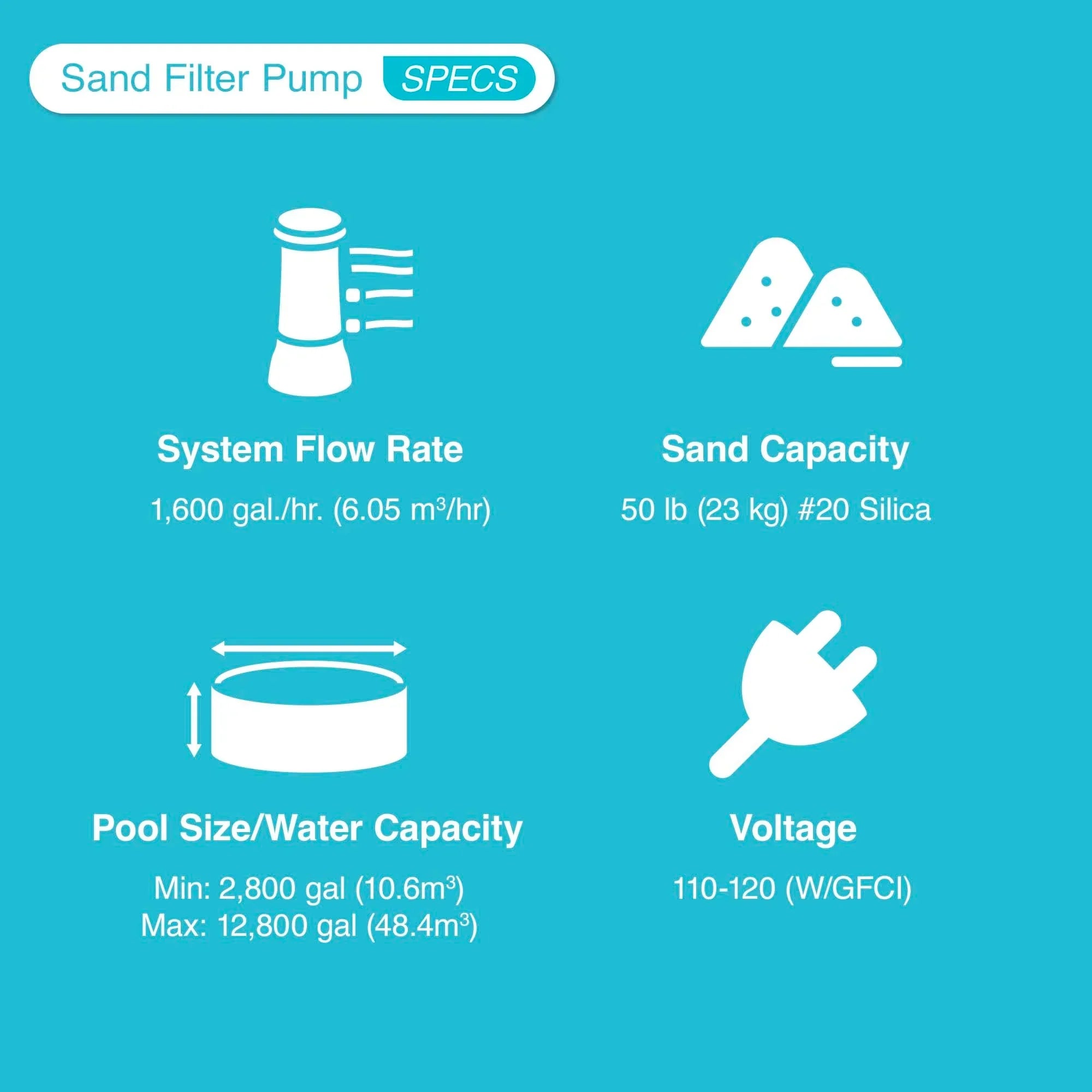2025 Intex 2100 GPH Sandfilterpumpe für Aufstellpools mit automatischem Poolsauger