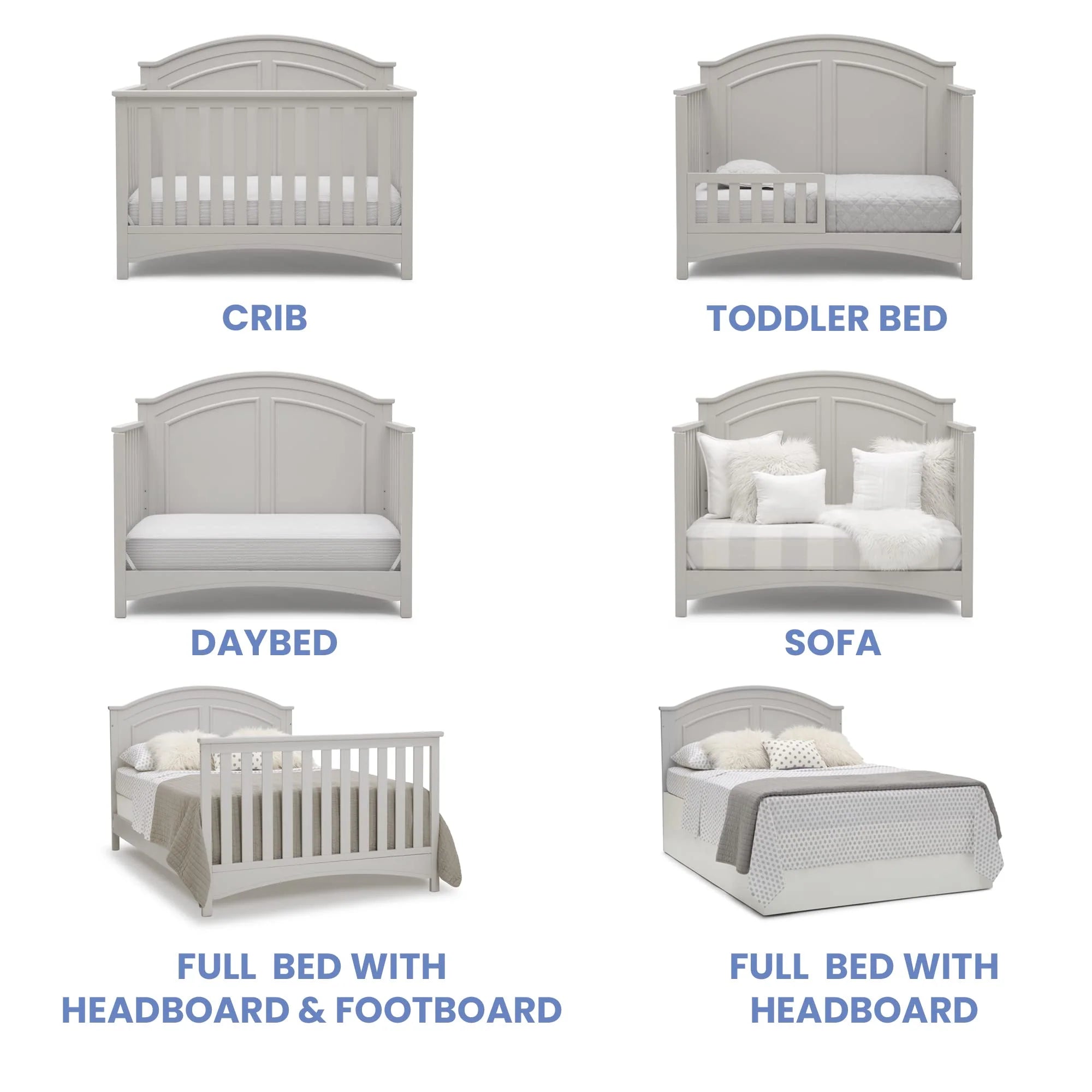 2025 GREENGUARD GOLD-zertifiziertes 6-in-1-Umbaubett