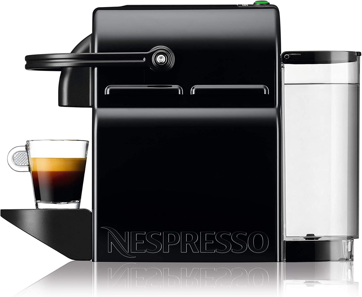 Nespresso De'Longhi Inissia EN80.B - Cafetera monodosis de cápsulas Nespresso, 19 bares, apagado automático, color negro