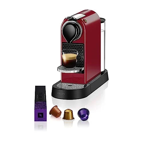 2025 Krups Nespresso Pixie Redesign Kapselmaschine | Espresso und Lungo | Industrieller Stil | Geringer Energieverbrauch | Automatische Abschaltung | Verstellbares Abtropfgitter | Recycelbare Kapseln | Modell XN306T