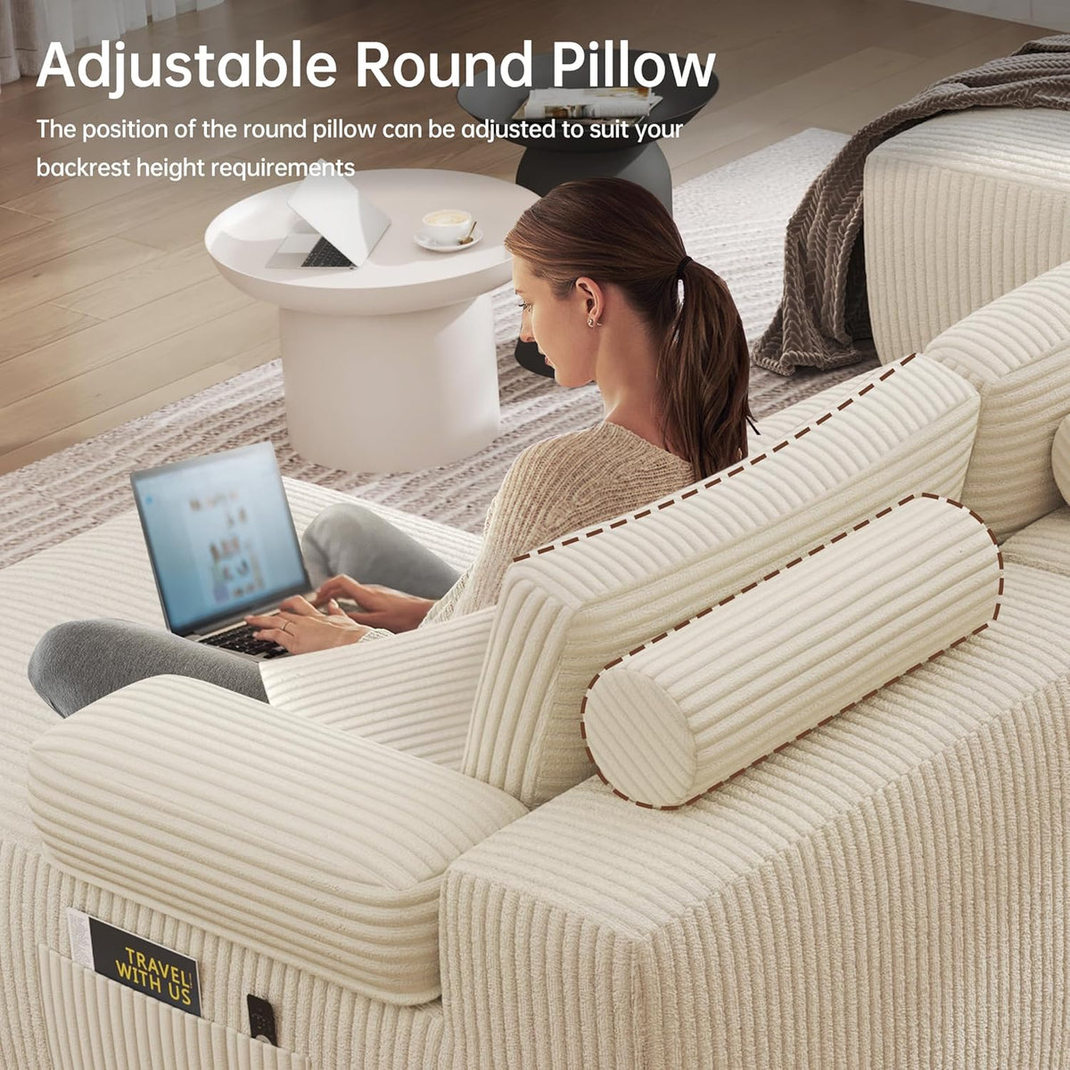 DURASPACE Cloud-Schnittsofas für das Wohnzimmer