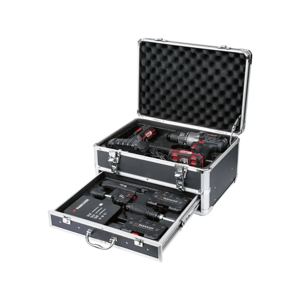 2026 Taladro Percutor Inalámbrico PARKSIDE PERFORMANCE con Accesorios »PSBSAP 20-LI B2«, 20 V