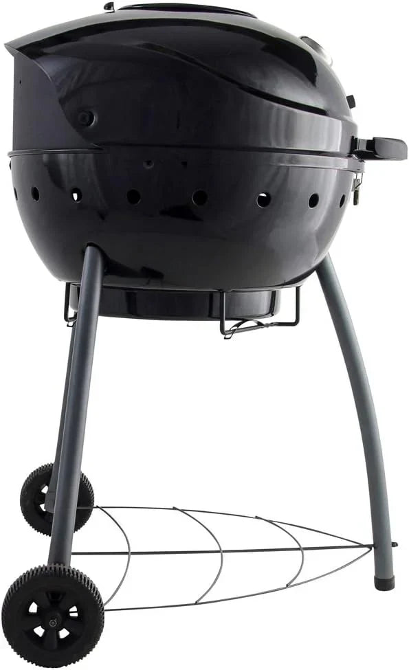 Char-Broil Kettleman Charcoal Barbecue - Kettle Charcoal Grill, TRU-Infrared Technology, Removable Ash Tray - Optimal for Outdoor, Garden & Patio Cooking