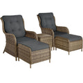 Rattan-Set Benissa – Natur