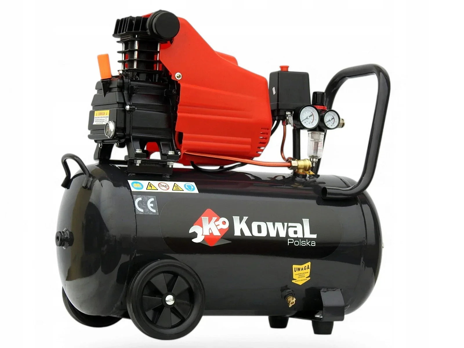 PROFESSIONELLER 12Bar 50L Öl-Kolbenkompressor Luftpumpe