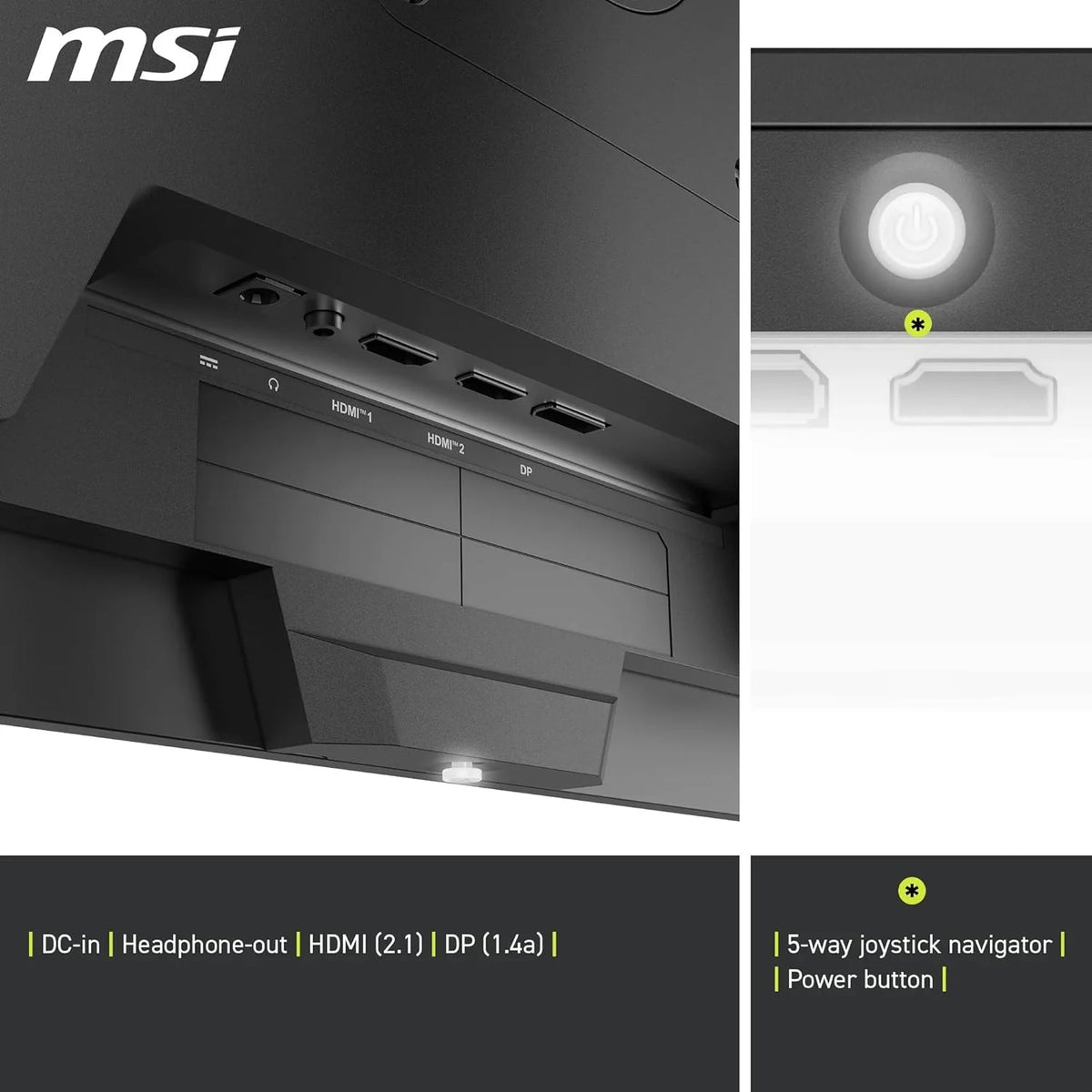 MSI MAG 273QP QD-OLED X24 Gaming Display 26,5" WQHD - Quantum Dot OLED Panel 2560 x 1440, 240Hz / 0,03ms, 99.1% DCI-P3, XXL) E≤2, DisplayHDR True Black 400 - DP 1.4a, HDMI 2.1.1