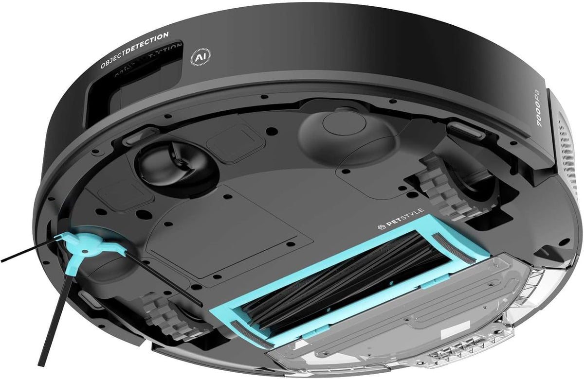 Cecotec Saugroboter und Wischroboter mit Selbstentleerungsstation und KI Conga Y80 X-Treme. Lasernavigation und Künstliche Intelligenz, 13000Pa, 2.5L Station, Autonomie bis zu 220m², App 3.0 Steuerung