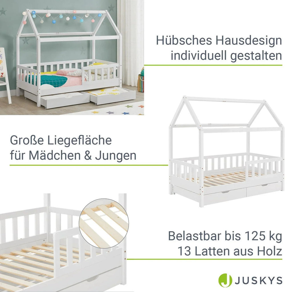 2026 Marli Kinderbett 90 x 200 cm mit Schubladen