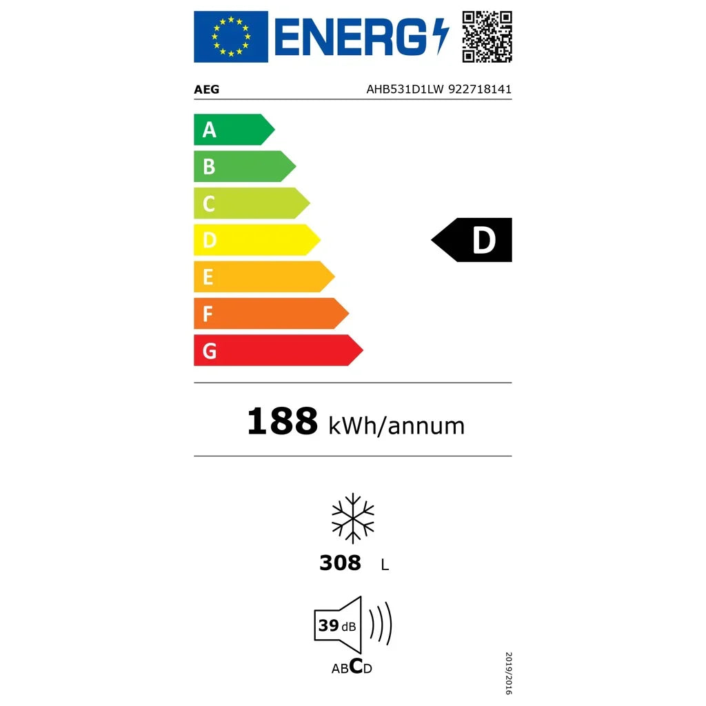 2025 Electrolux AEG AHB531D1LW Gefriertruhe weiß