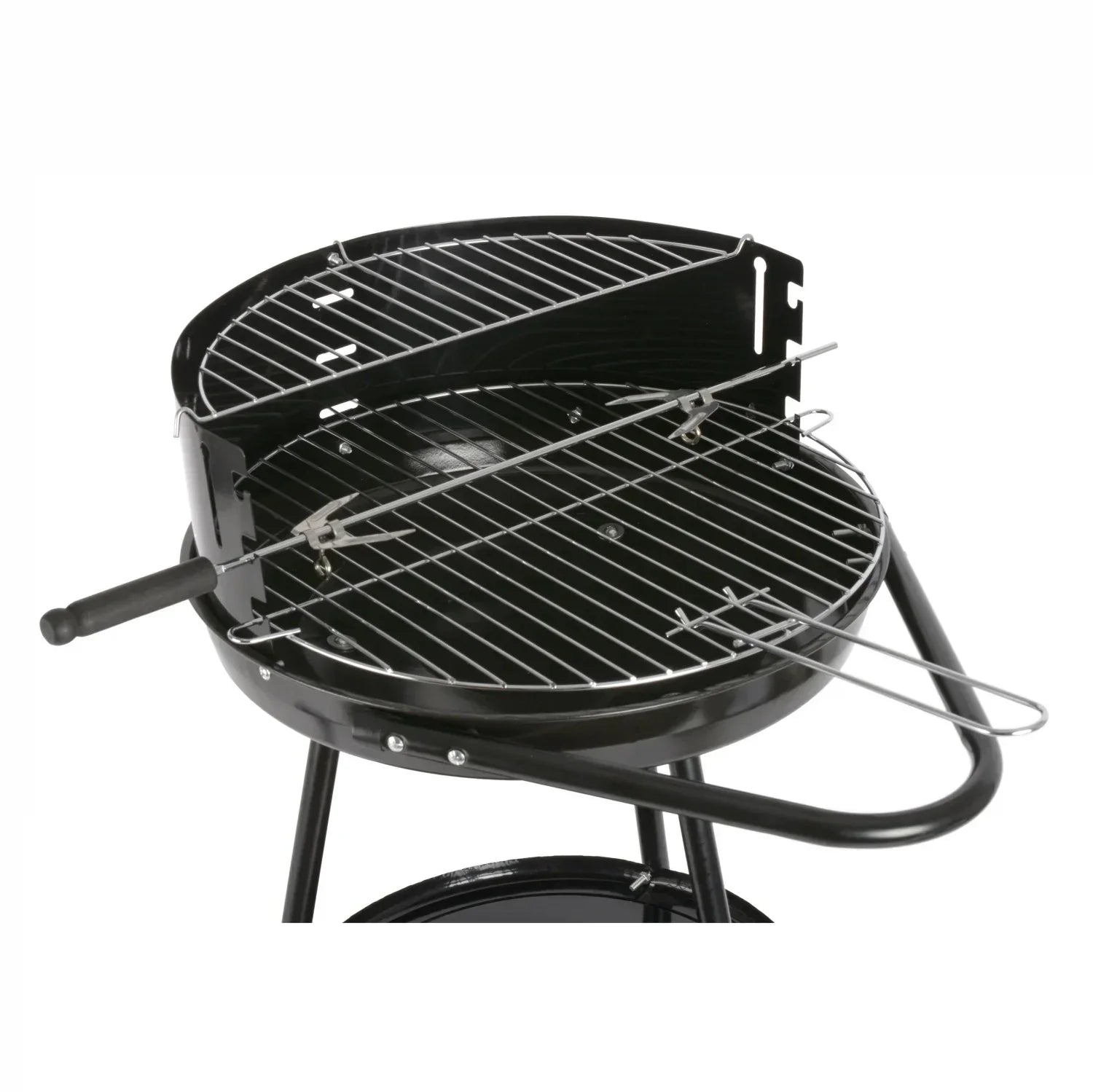 Barbacoa Redonda con Asas y Ruedas Idealcasa