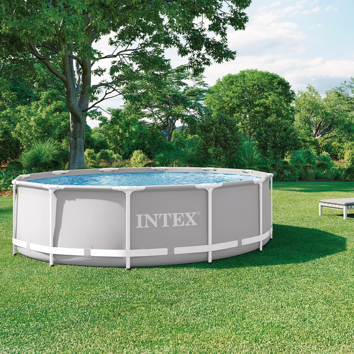Intex 26716NP - Piscina redonda desmontable intex prisma frame 366x99 cm con depuradora