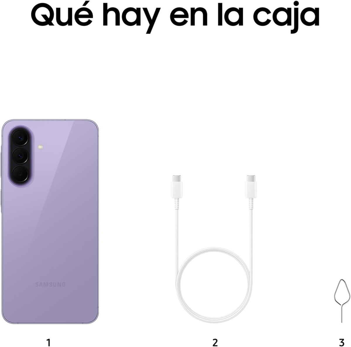 Samsung Galaxy A57 5G, 512GB, Móvil Fino con IA, 8GB, Gran Angular 50MP, Autonomía 2 Días, Batería 5000mAh, IP68, Garantía del Fabricante 3 Años + 1 Año Extra, Color Lila (Versión Española)