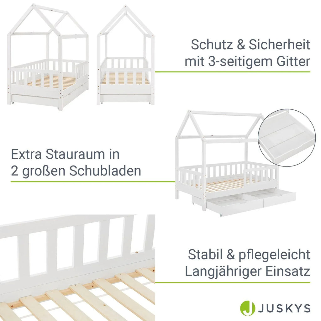 2026 Marli Kinderbett 90 x 200 cm mit Schubladen