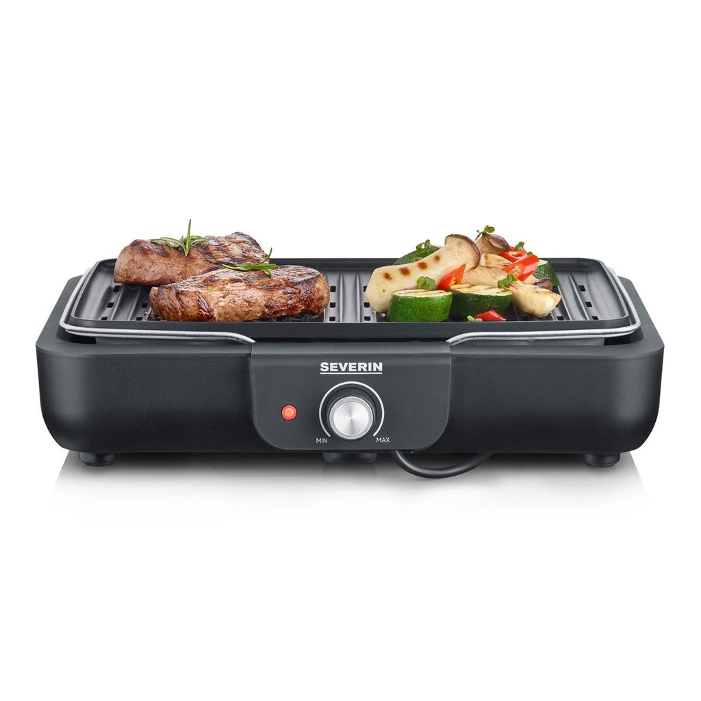 Severin Tischgrill PG 8556 mit Grillplatte - 2300 W, Schwarz