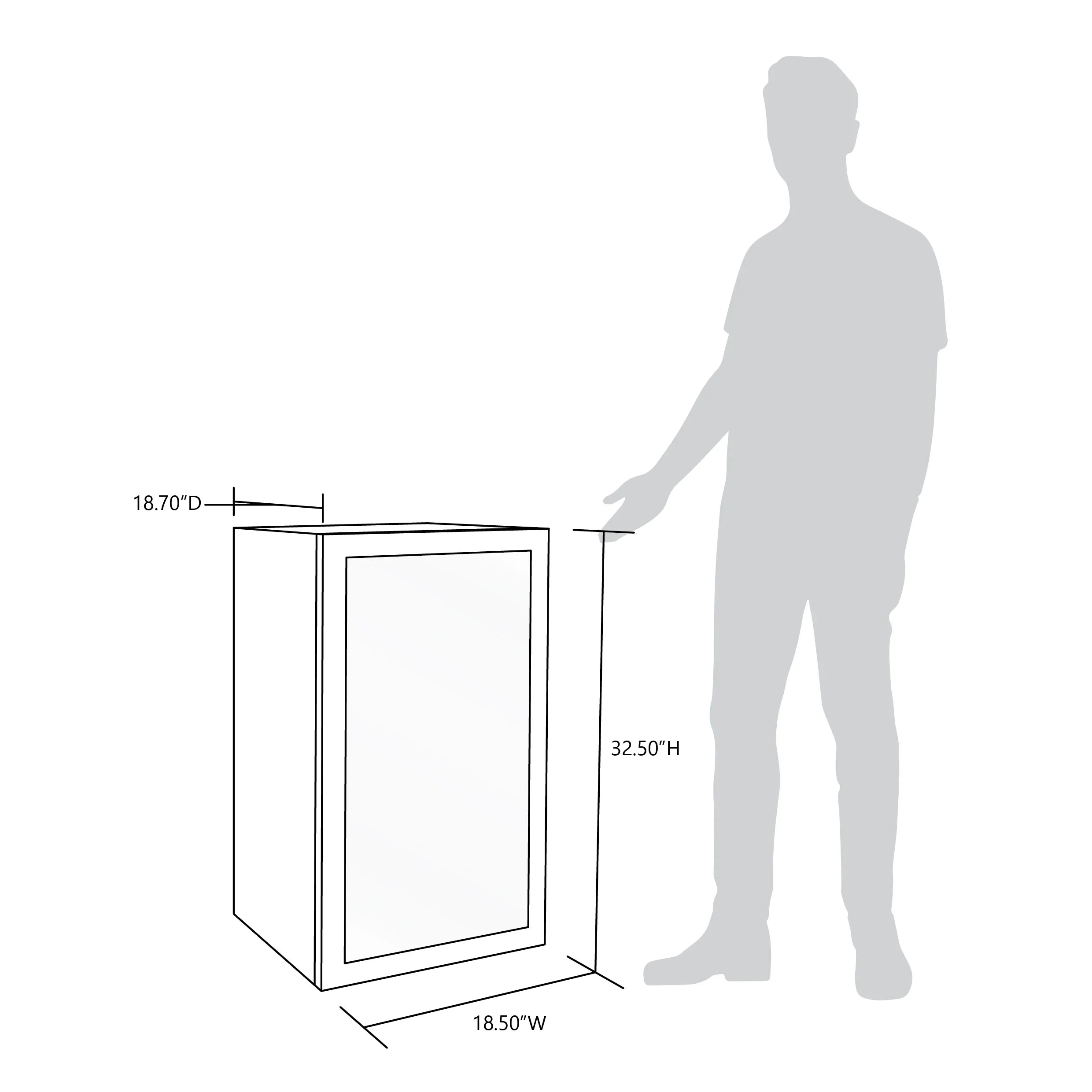 2025 Newair® Refrigerador de Bebidas Independiente "Cervezas del Mundo" – 126 Latas – 18,5"