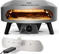 COZZE Gas-Pizzaofen 17 Zoll – Großer Outdoor-Pizzaofen (50 mbar) – Pizzaofen mit Regler für Familienpizza