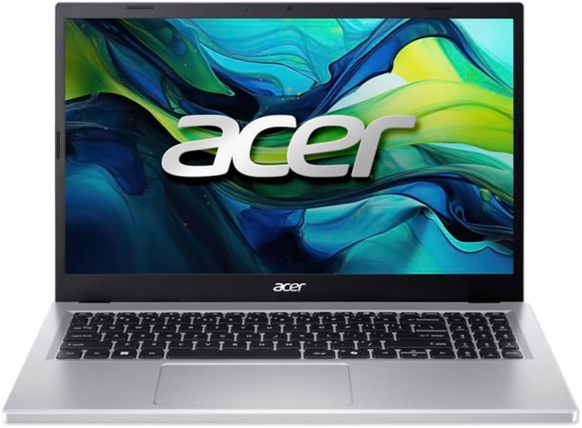 acer Aspire Go 15 - 15,6" Laptop (Intel Core i7 13620H, 16 GB DDR5 RAM, 1024 GB SSD, Windows 11 Home, Intel UHD Graphics) Silberfarben, QWERTZ Tastatur Deutsch mit Nummernblock