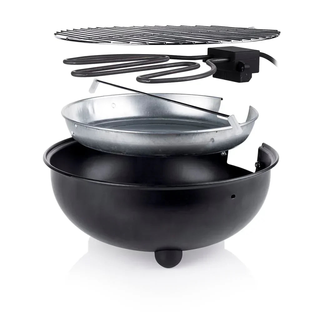 Barbacoa Eléctrica De Mesa Bq-2880  1250 W 30 Cm Negra Tristar