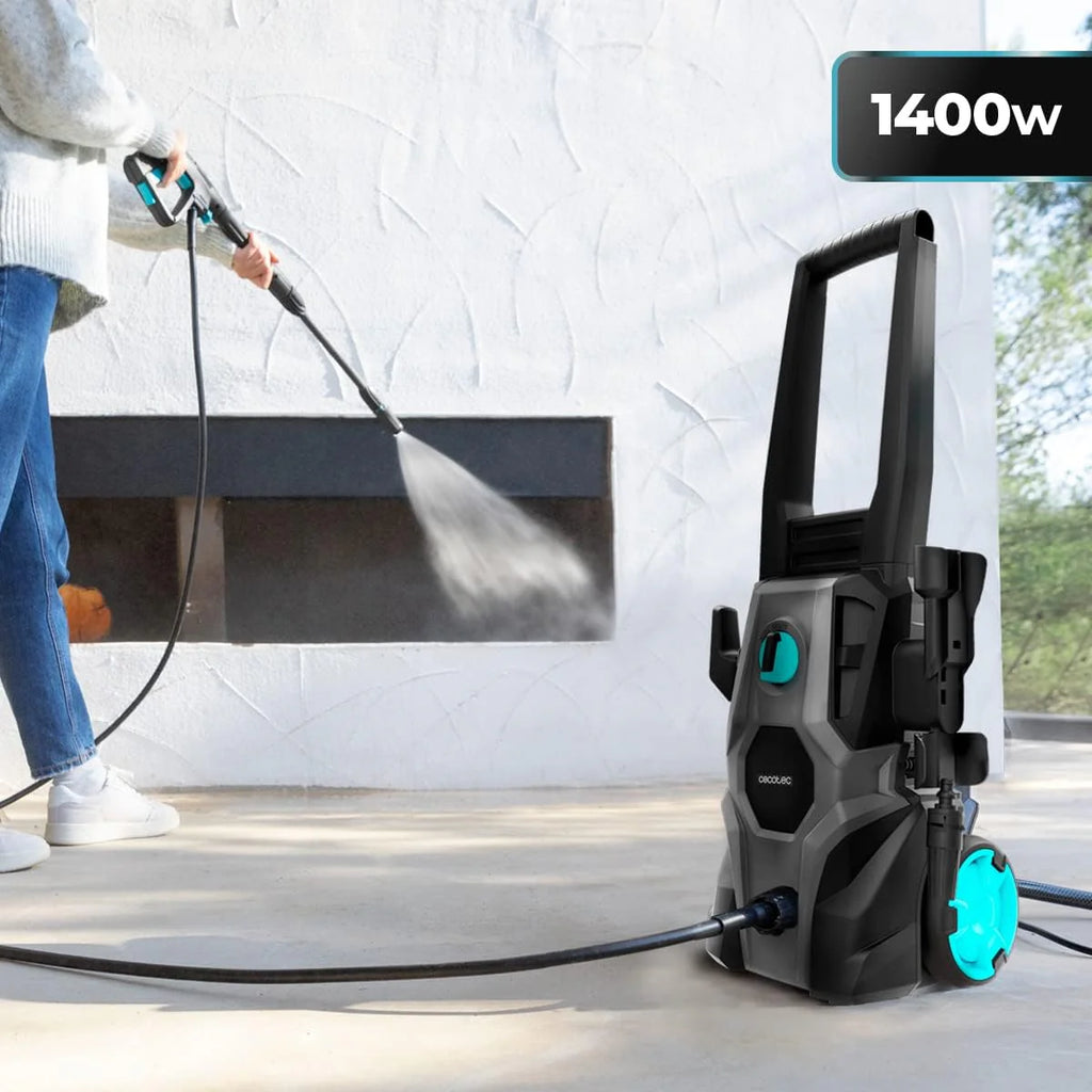 Cecotec HydroBoost 2400 AdvanceClean High Pressure Washer. 2400W, Home, Garden or Car, Flow Rate of 480l/h, 180 Pressure Bars, Aluminium Pump, Action Radius 14 m