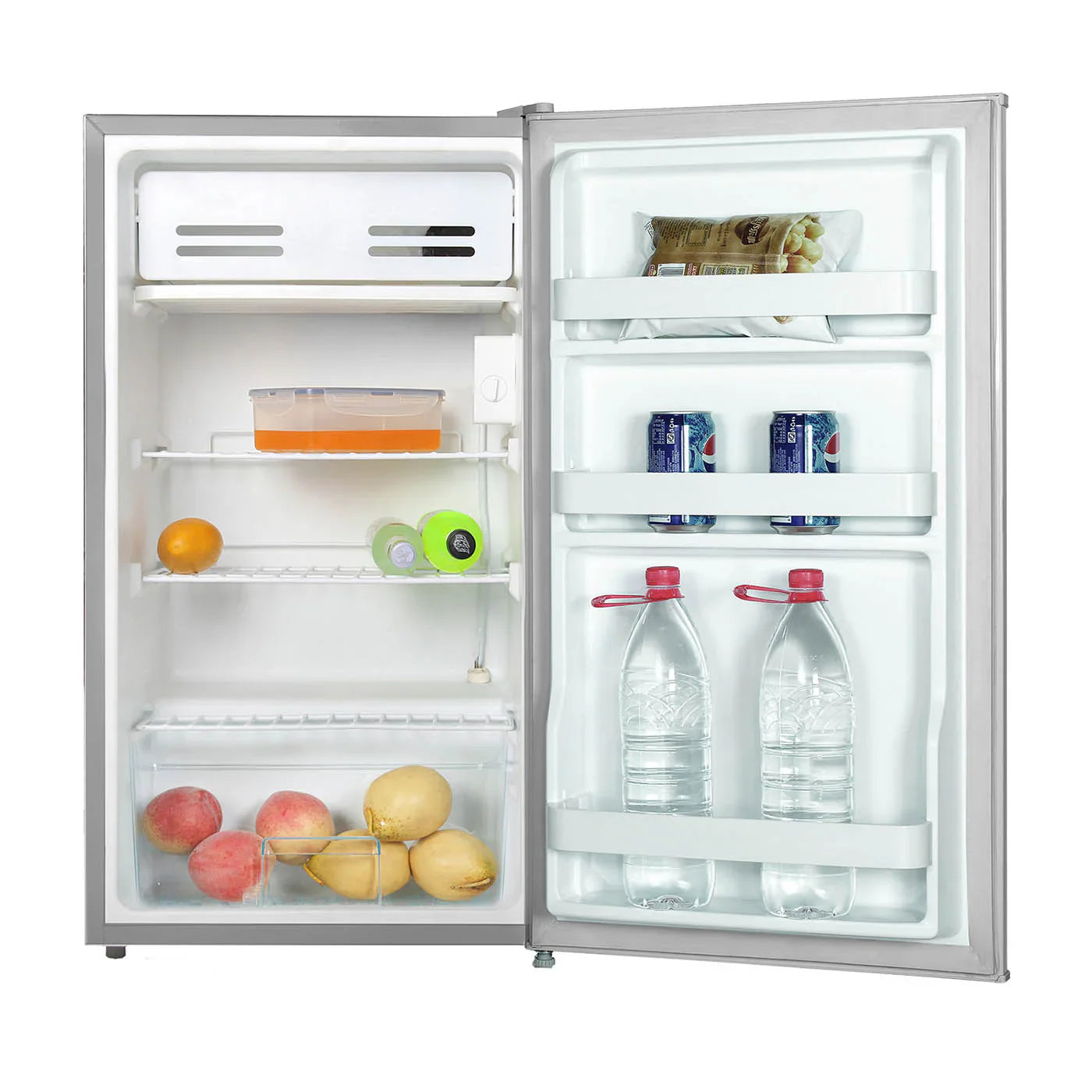 2025 Mini-Bar Gris 47,2x86 cm, 93 Liter, mit Gefrierfach