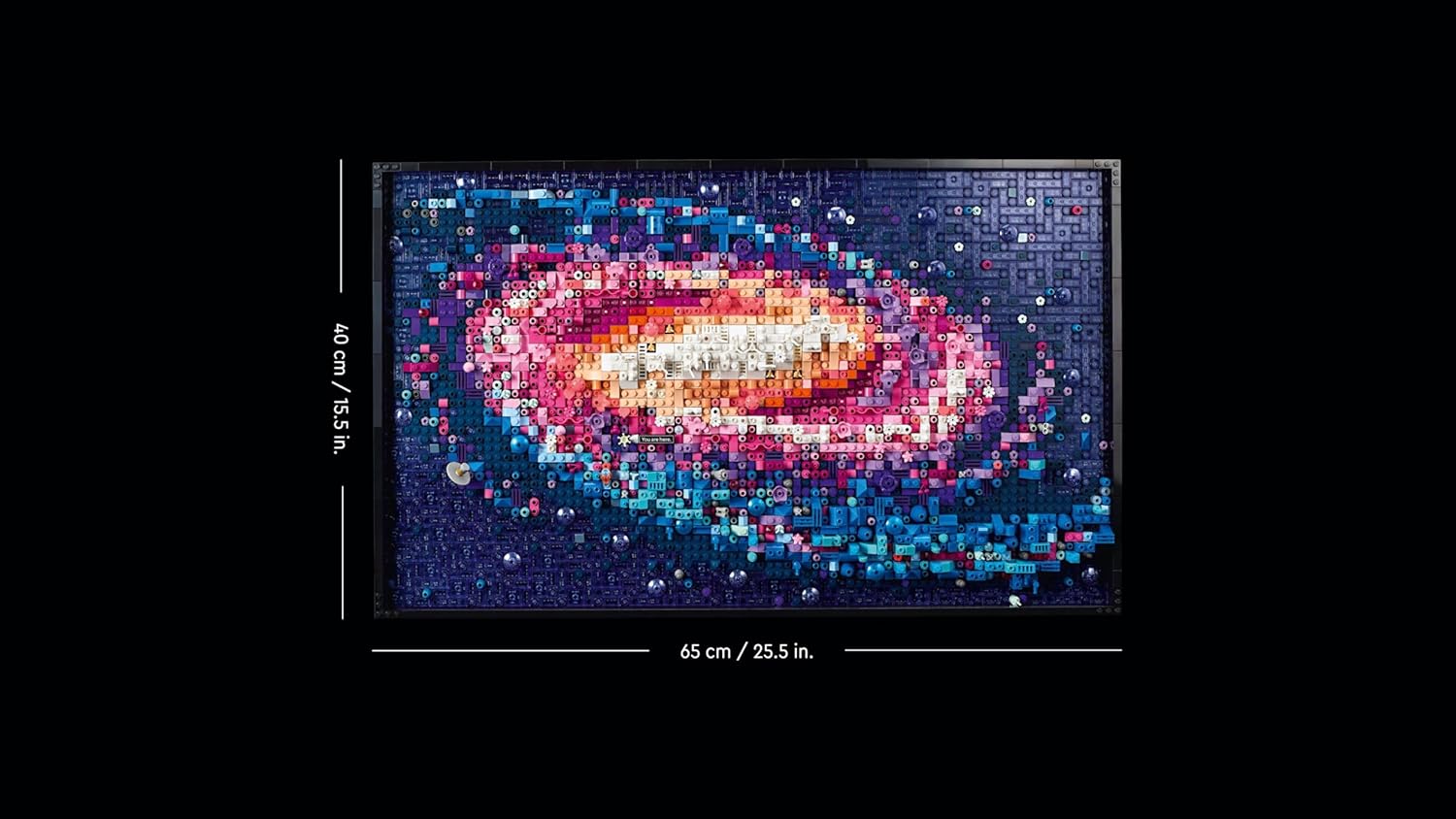 Art Galaxia Milchstraße Wandgemälde und Wanddeko für Wohnzimmer und Zuhause, kreatives Astronomie-Geschenk für Männer und Frauen, Modell für Erwachsene, 3D-Poster 31212