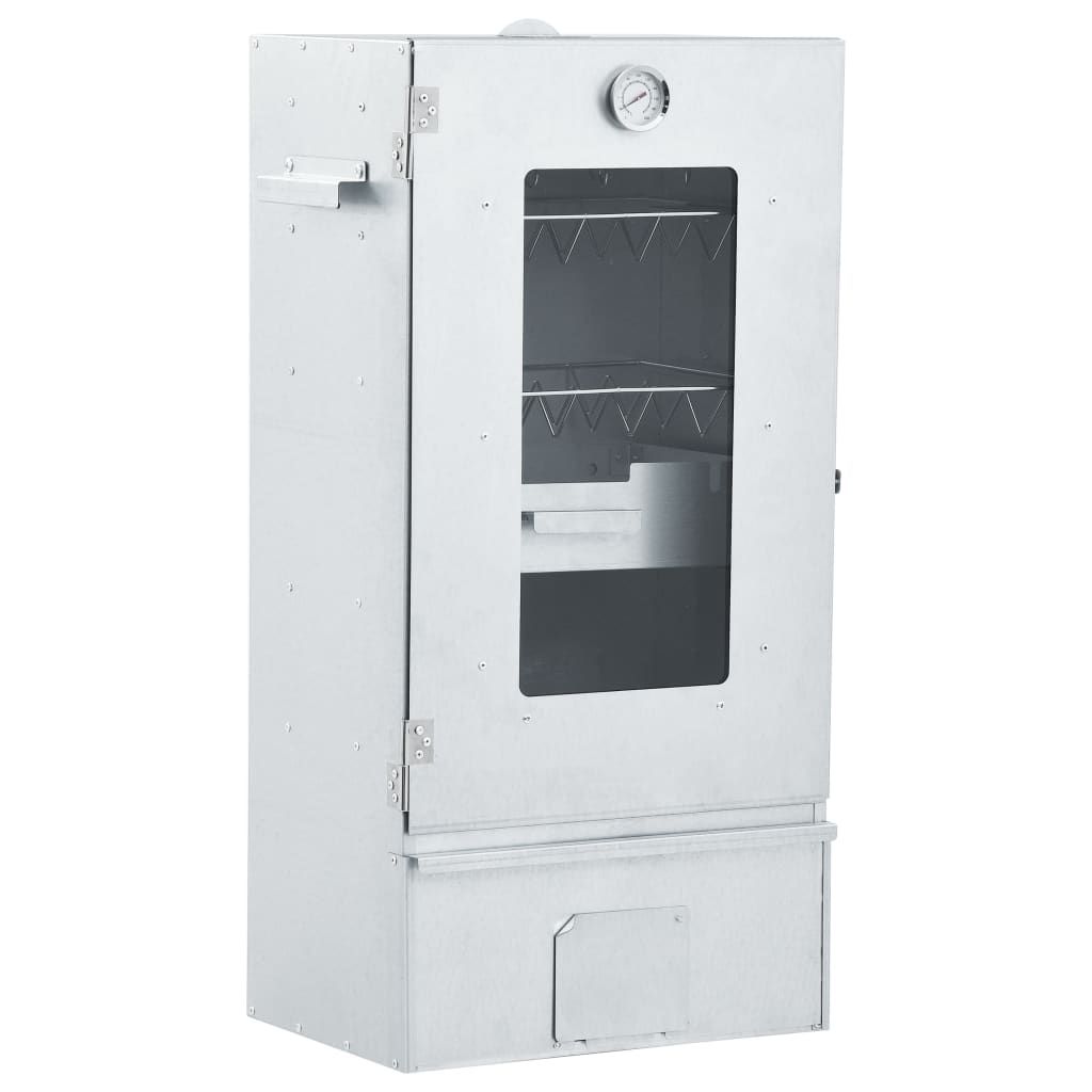 Horno Ahumador Barbacoa 1 Kg De Virutas De Madera 44,5x29x83 Cm Vidaxl
