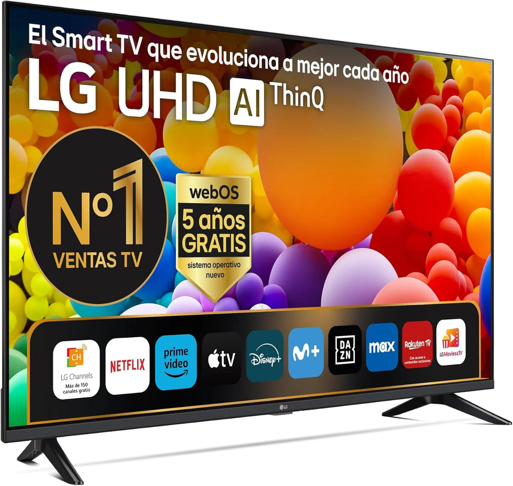 65UT73006LA 65 ",UHD 4K, Serie UT73, Smart TV, WebOS24, Procesador a5, HDR10, Dolby Digital Plus, SmartTV, 3840x2160, Negro