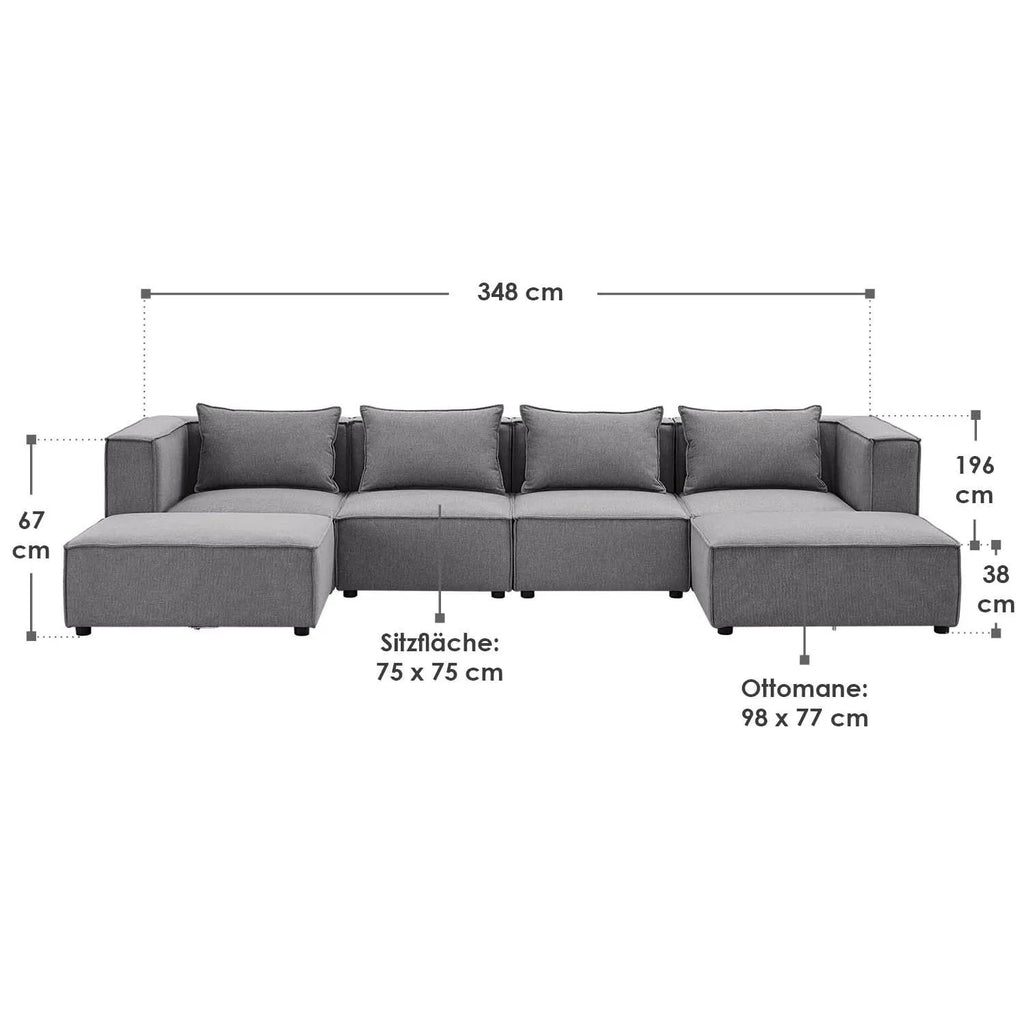 2025 Sofá modular Domas XXL – salón modulable