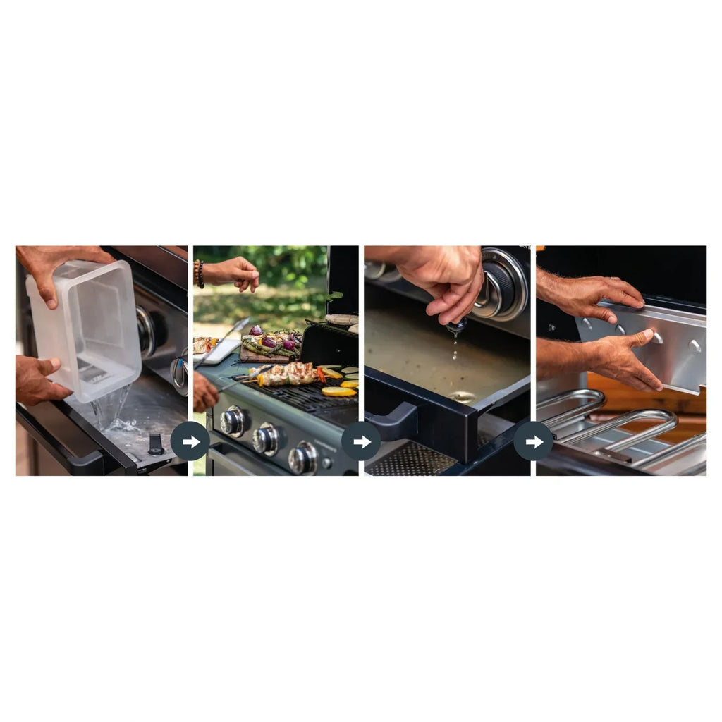 Barbacoa de Gas 4 Quemadores Series Premium S