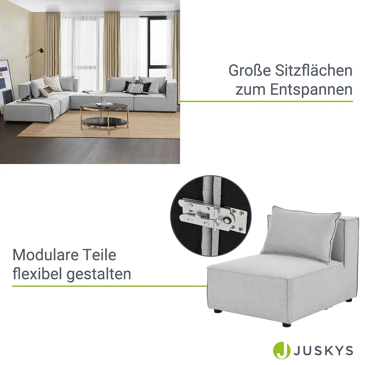 2025 Sofá modular Domas XXL – salón modulable