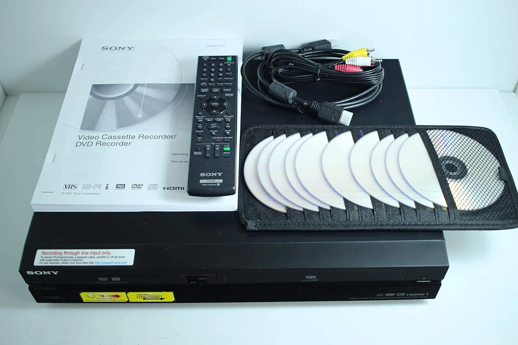 Combo de VHS a grabadora de DVD VCR con control remoto, HDMI