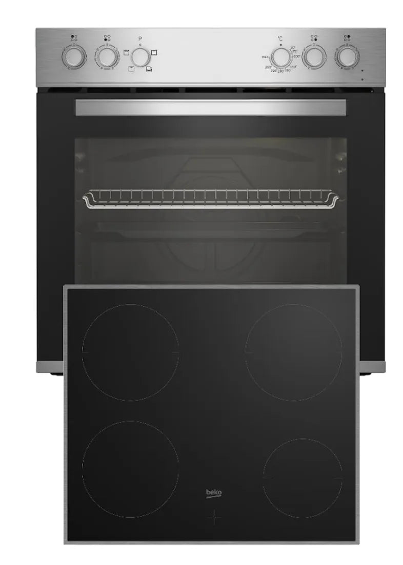 2026 Beko Einbauküche BBUC12020X mit Kochfeld und Umluftofen