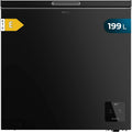 Cecotec Horizontale Gefriertruhe 199 L Bolero Coolmarket Chest 199 Black E. Schwarzes Finish, 83,5 cm hoch, Inverter Plus Kompressor und Fast Freezing Modus