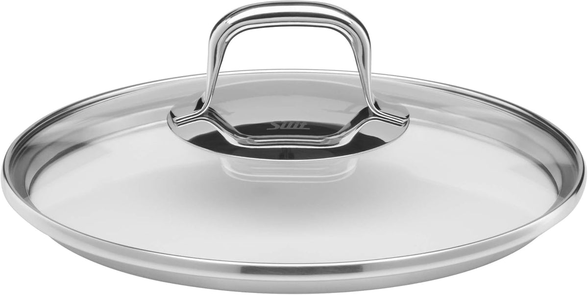 Silit Elegance Zestaw Garnków Indukcyjnych, 18/8 Stainless Steel, Przezroczysty/Czarny, 4 Sztuk