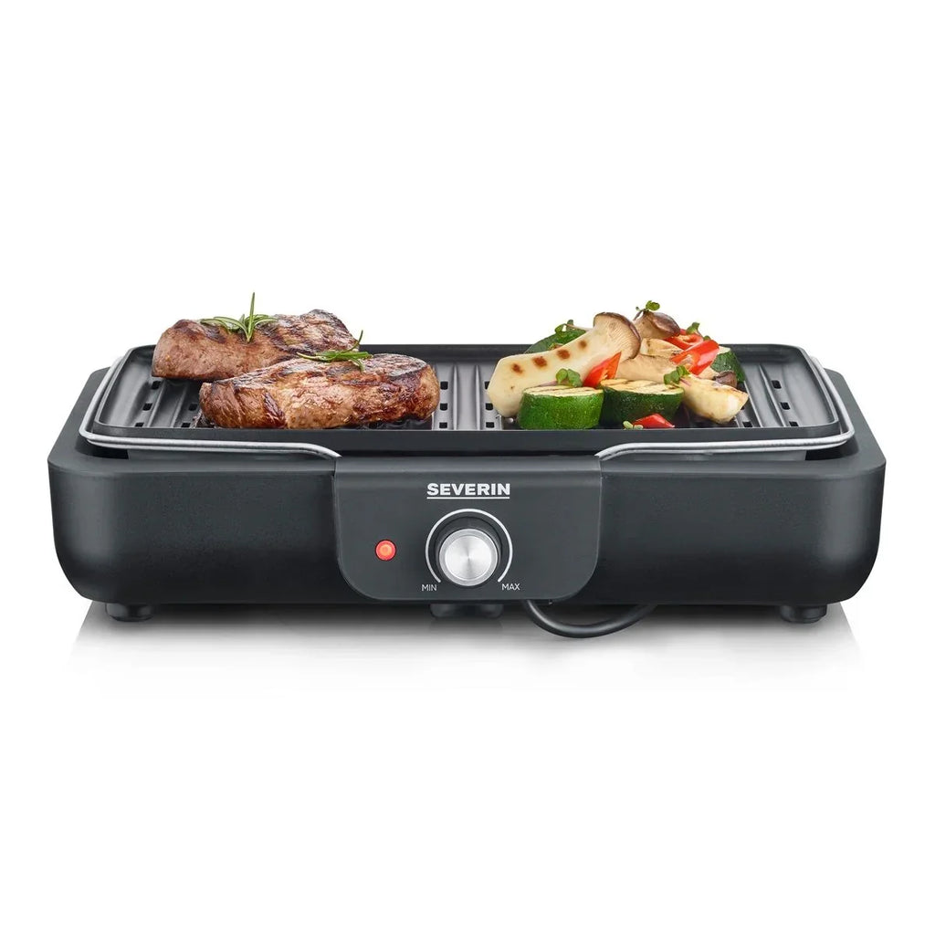 Barbacoa De Mesa Con Placa Para Asar Severin Pg 8556 - 2300 W Negro