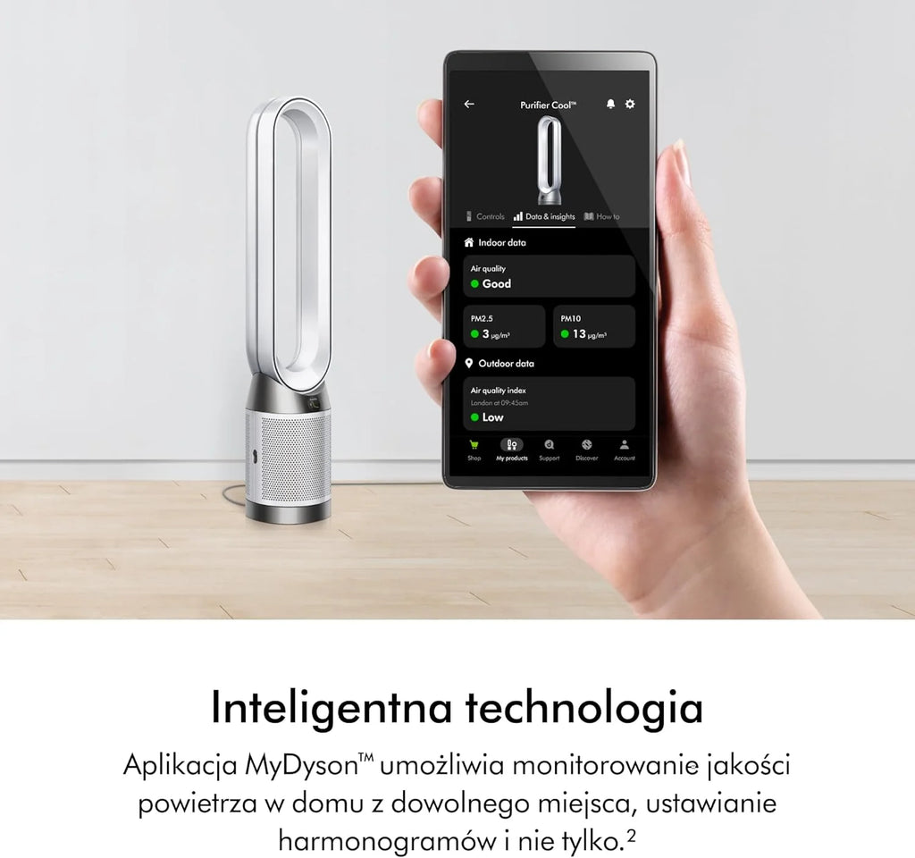 Dyson Purifier Cool PC1 Leistungsstarker Luftreiniger (Weiß/Weiß)