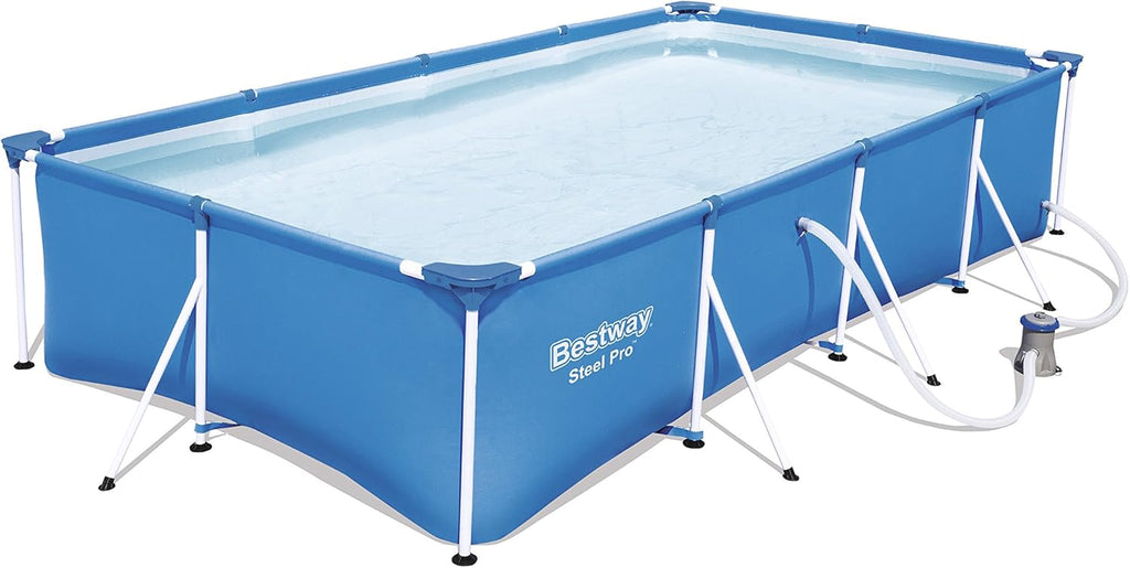 Bestway Steel Pro - Pool 5700 l, blau, 400 x 211 x 81 cm