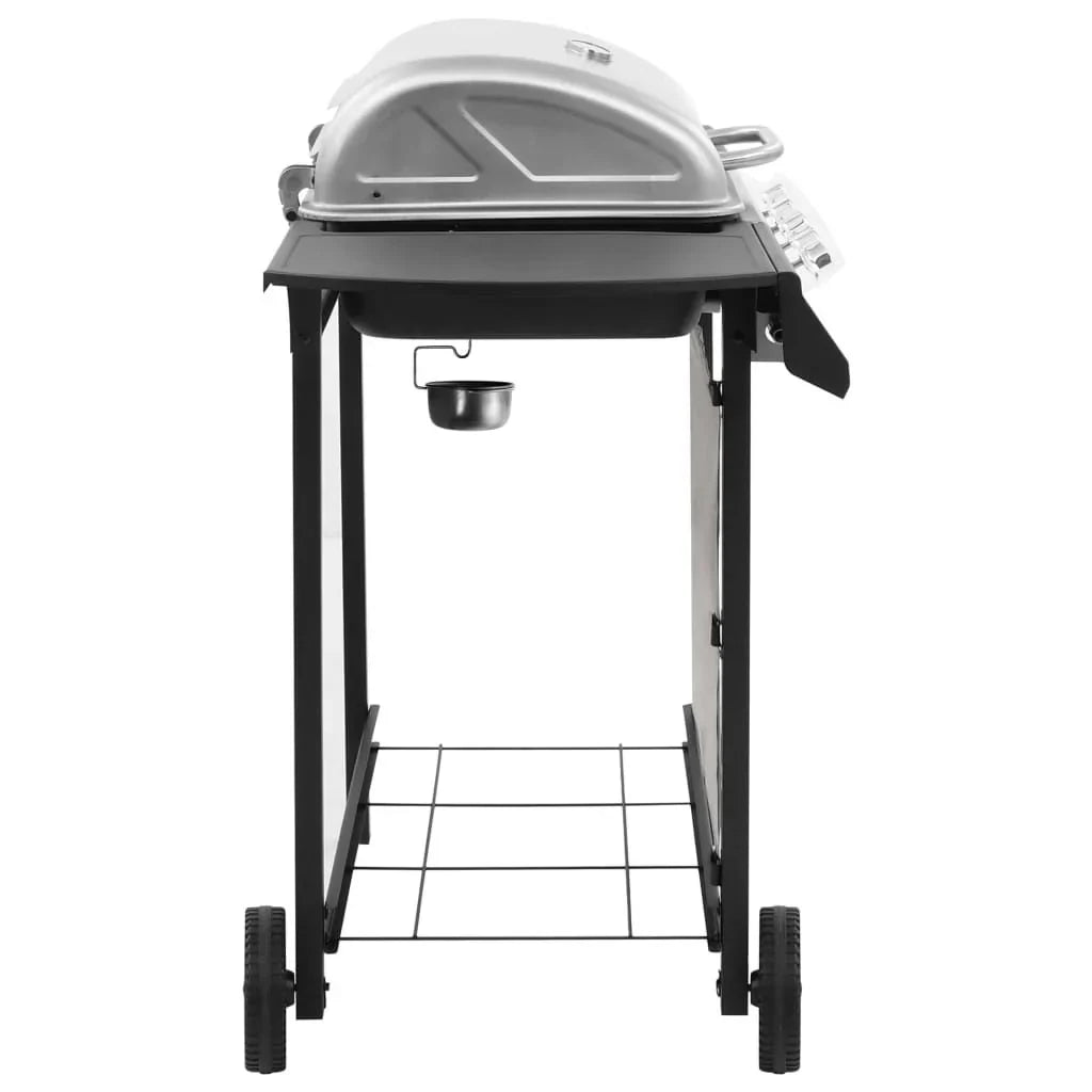 Gasgrill Mit 4 Brennern Schwarz Und Silber Vidaxl