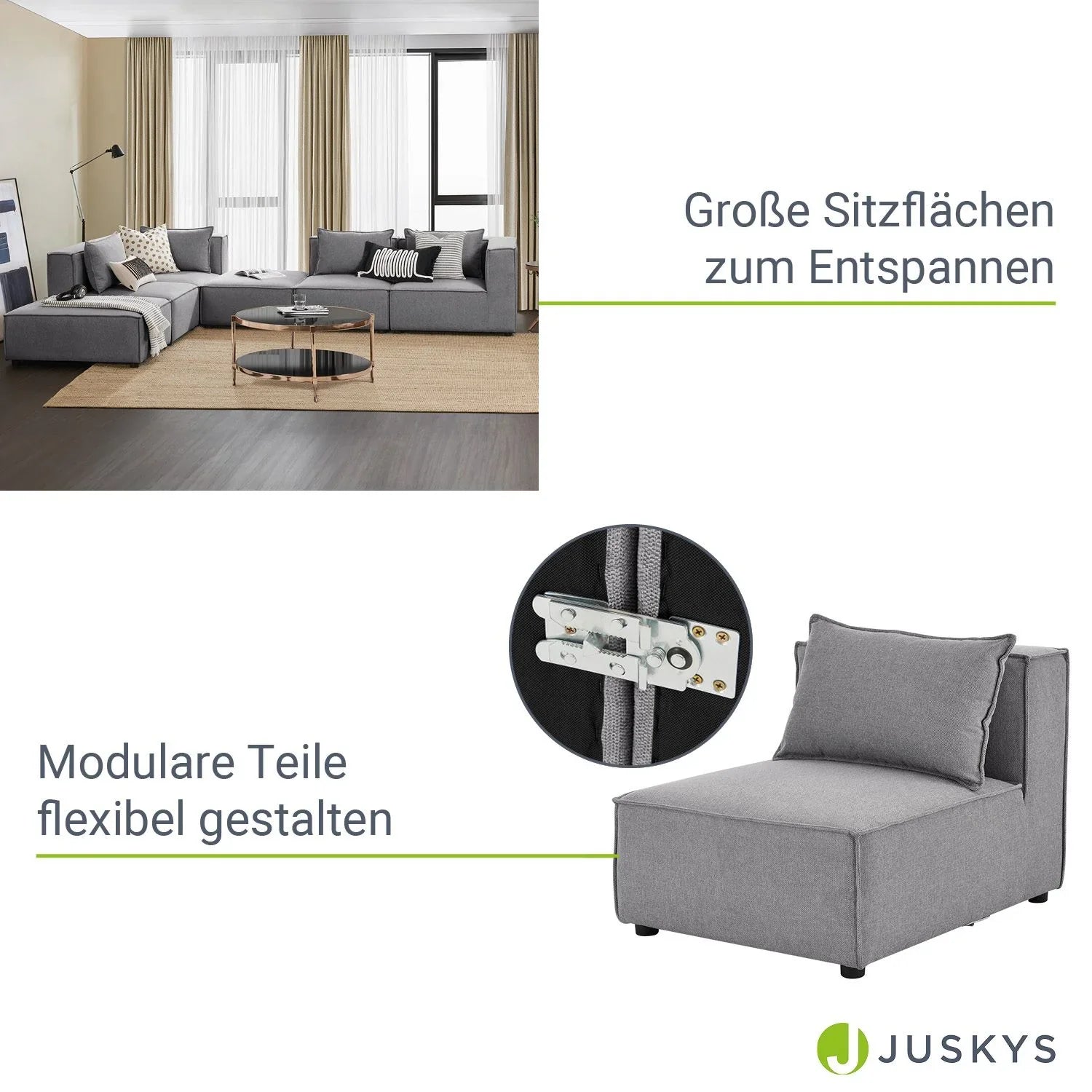 2025 Sofá modular Domas XXL – salón modulable