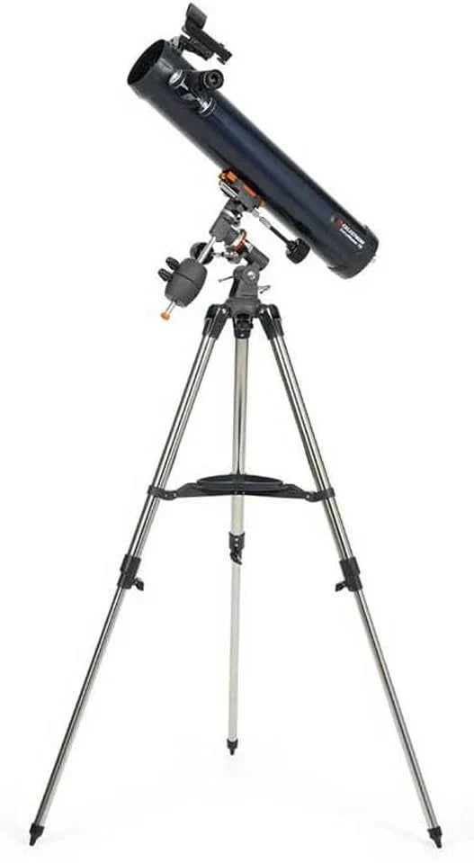Celestron 31051 AstroMaster 130EQ, Newton-Reflektor-Teleskop mit Motorantrieb, Dunkelblau