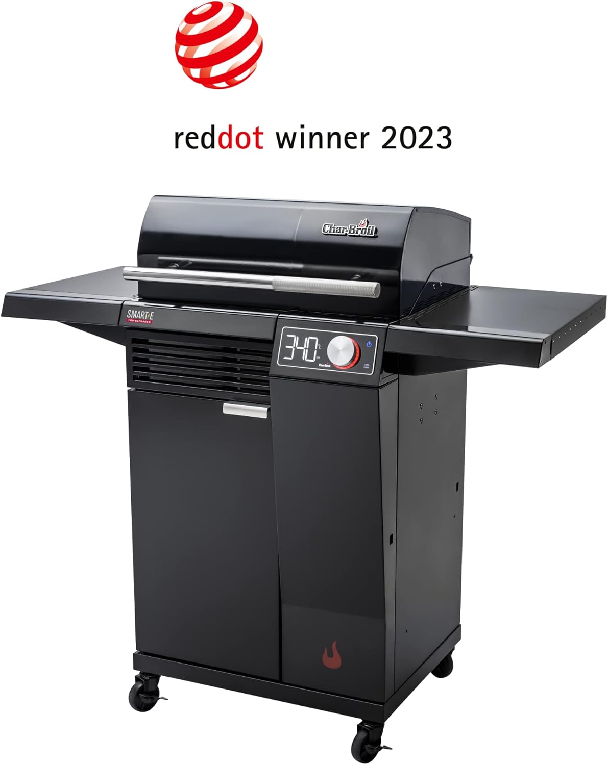 Char-Broil SMART-E Elektrogrill – Grill mit E-POWER 90–370°C, präziser Temperaturkontrolle, Reinigungsfunktion – Optimal für Kochen im Freien, Garten und Terrasse